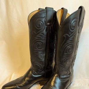 Tony Lama Black Cowgirl Boots